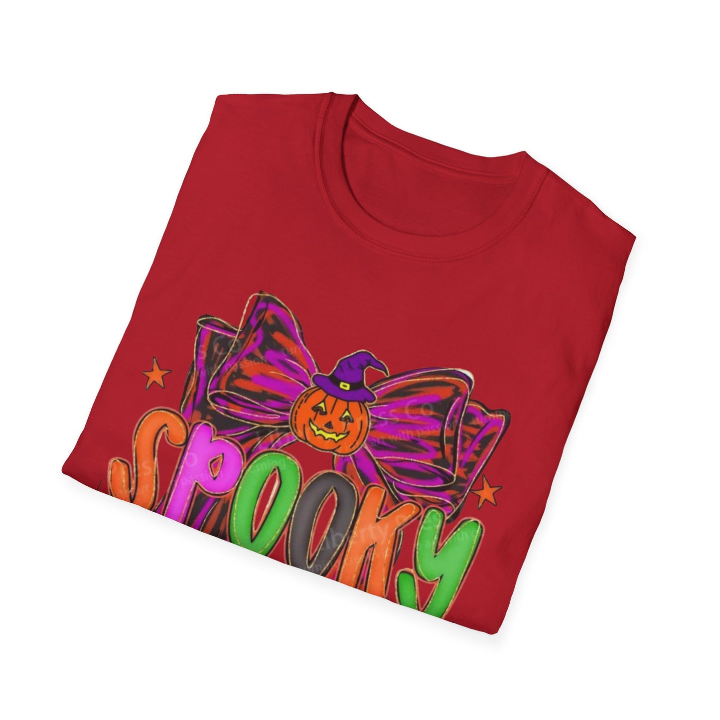 Spooky Season Unisex Softstyle T-Shirt, Halloween Tee, Fall Apparel, Fun Costume Shirt, Boo-tiful Gift, Pumpkin Party Shirt