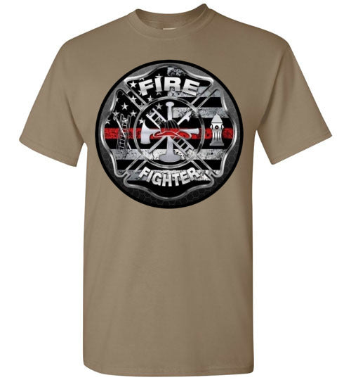 Firefighter Occupation Graphic Tee Shirt Top