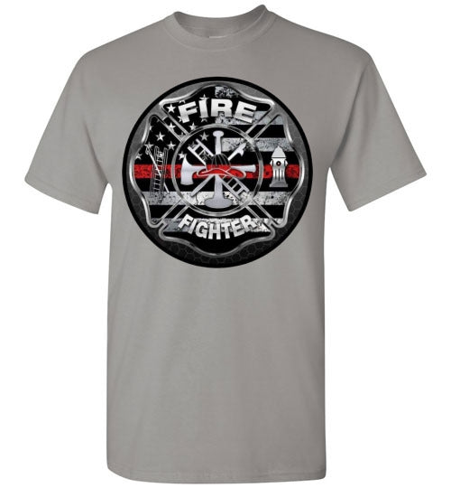 Firefighter Occupation Graphic Tee Shirt Top