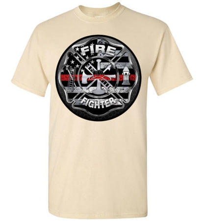 Firefighter Occupation Graphic Tee Shirt Top