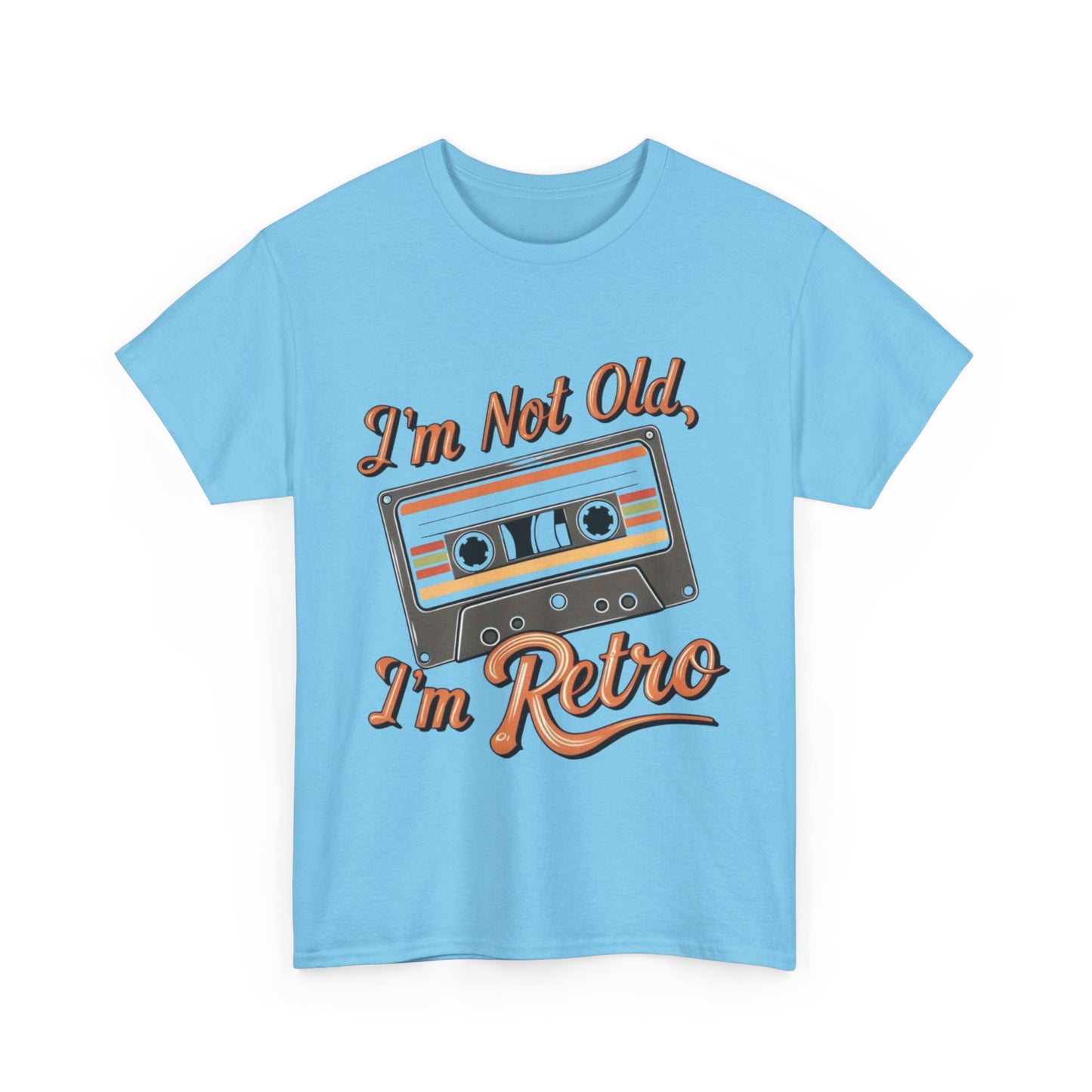 Retro Tee: I'm Not Old, I'm Retro T-Shirt for Vintage Lovers, Gifts, Casual Wear, 80s Theme Party