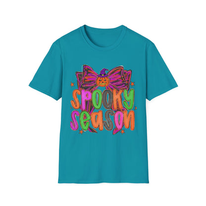 Spooky Season Unisex Softstyle T-Shirt, Halloween Tee, Fall Apparel, Fun Costume Shirt, Boo-tiful Gift, Pumpkin Party Shirt