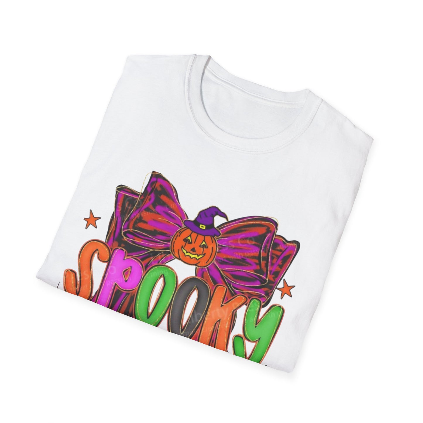 Spooky Season Unisex Softstyle T-Shirt, Halloween Tee, Fall Apparel, Fun Costume Shirt, Boo-tiful Gift, Pumpkin Party Shirt