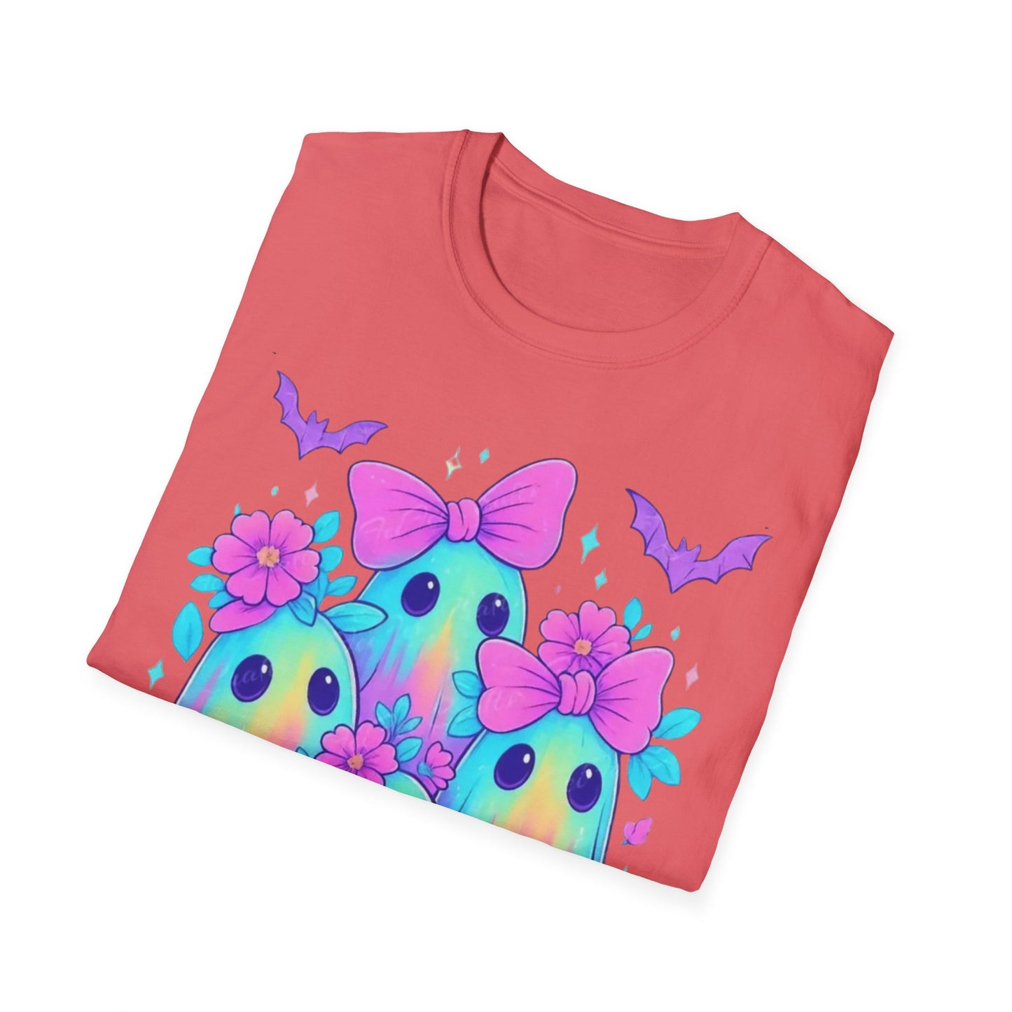 Whimsical Ghosts T-Shirt, Cute Halloween Shirt, Kids & Adults Apparel, Soft Cotton Tee, Spooky Gift Idea, Fun Graphic Tee