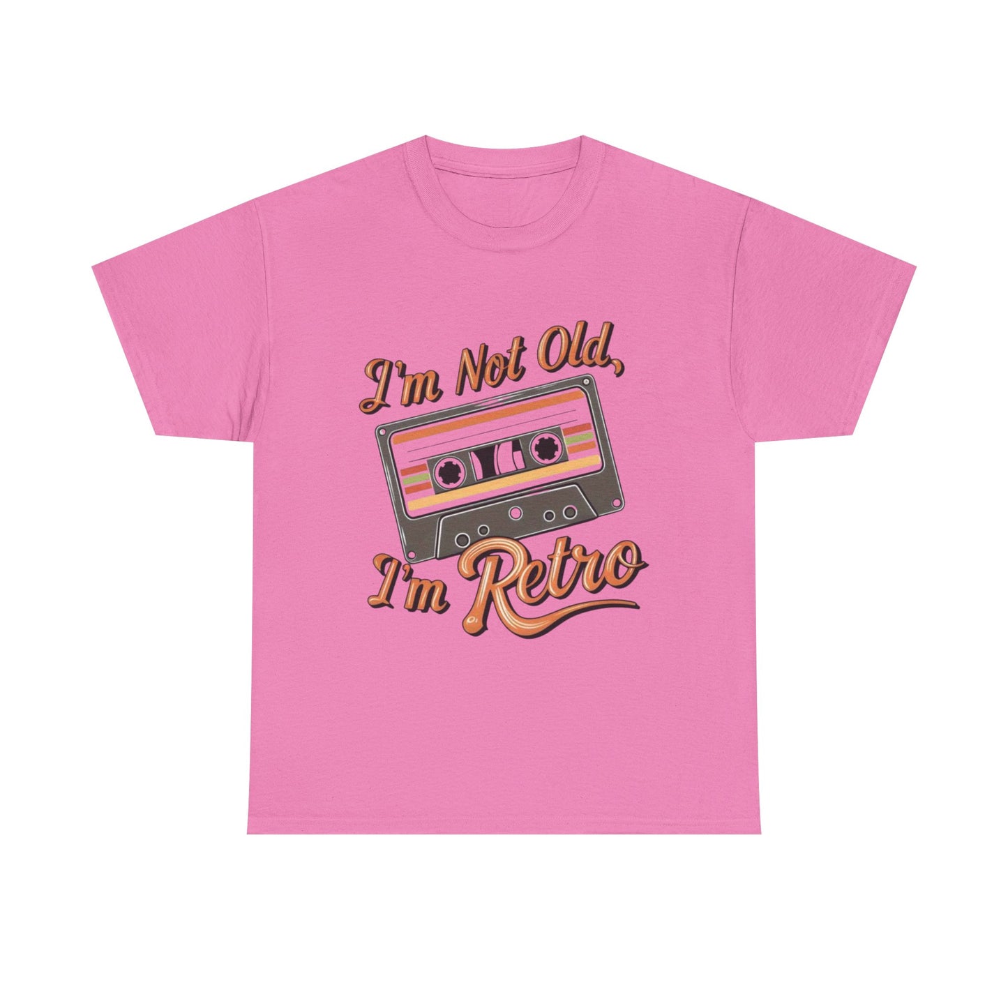 Retro Tee: I'm Not Old, I'm Retro T-Shirt for Vintage Lovers, Gifts, Casual Wear, 80s Theme Party