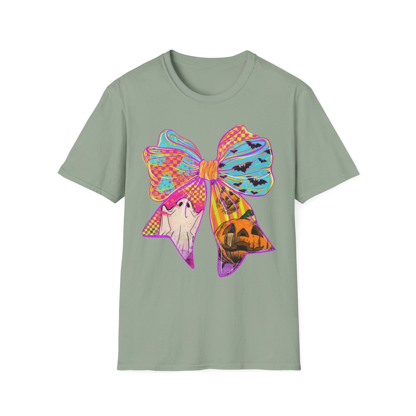 Colorful Bow Graphic Unisex T-Shirt, Fun Graphic Tee, Stylish Casual Wear, Perfect Gift for Birthdays, Festivals, and Celebrations