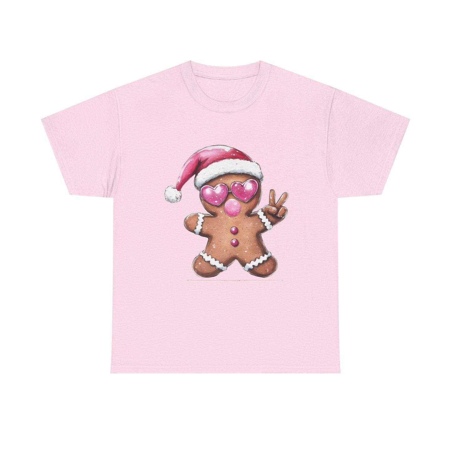 Festive Gingerbread Tee, Unisex Christmas T-Shirt, Cute Holiday Apparel, Seasonal Gift, Gingerbread Design Shirt