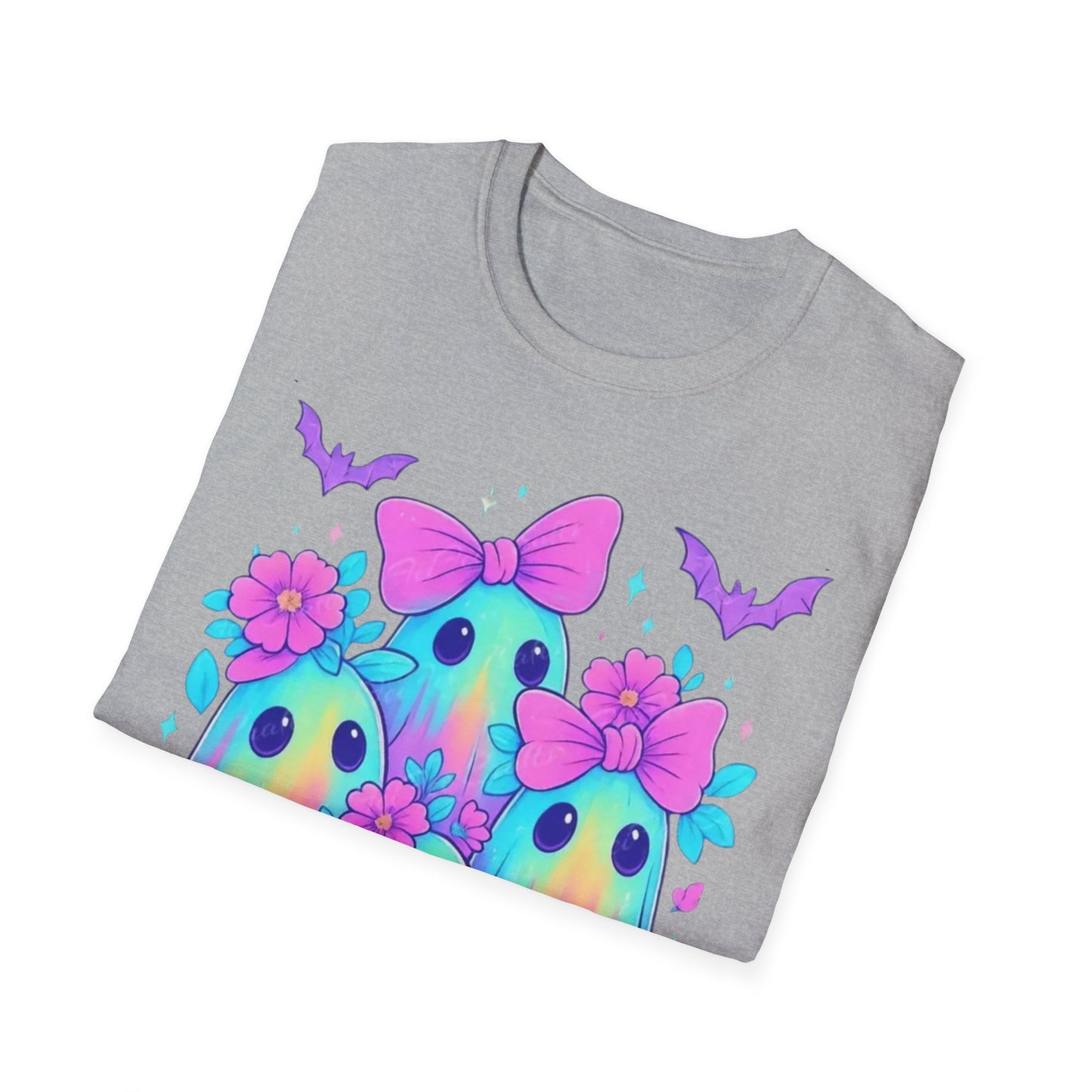Whimsical Ghosts T-Shirt, Cute Halloween Shirt, Kids & Adults Apparel, Soft Cotton Tee, Spooky Gift Idea, Fun Graphic Tee