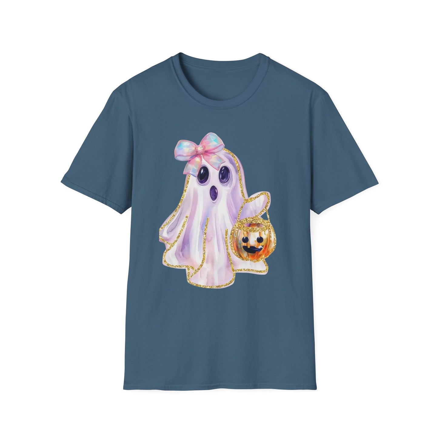 Adorable Ghost Graphic Tee: Halloween Costume, Cute Tee, Spooky Shirt, Kids T-Shirt, Ghost Lover Gift