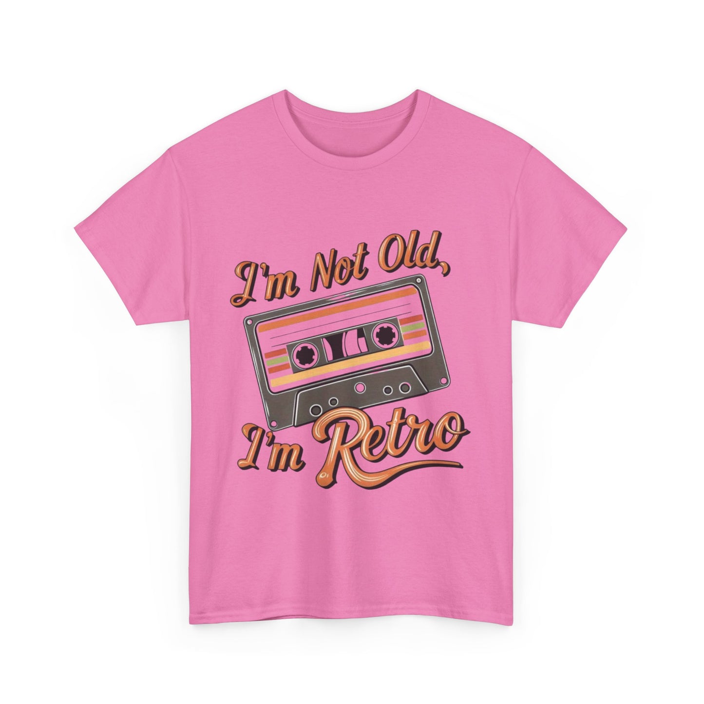 Retro Tee: I'm Not Old, I'm Retro T-Shirt for Vintage Lovers, Gifts, Casual Wear, 80s Theme Party