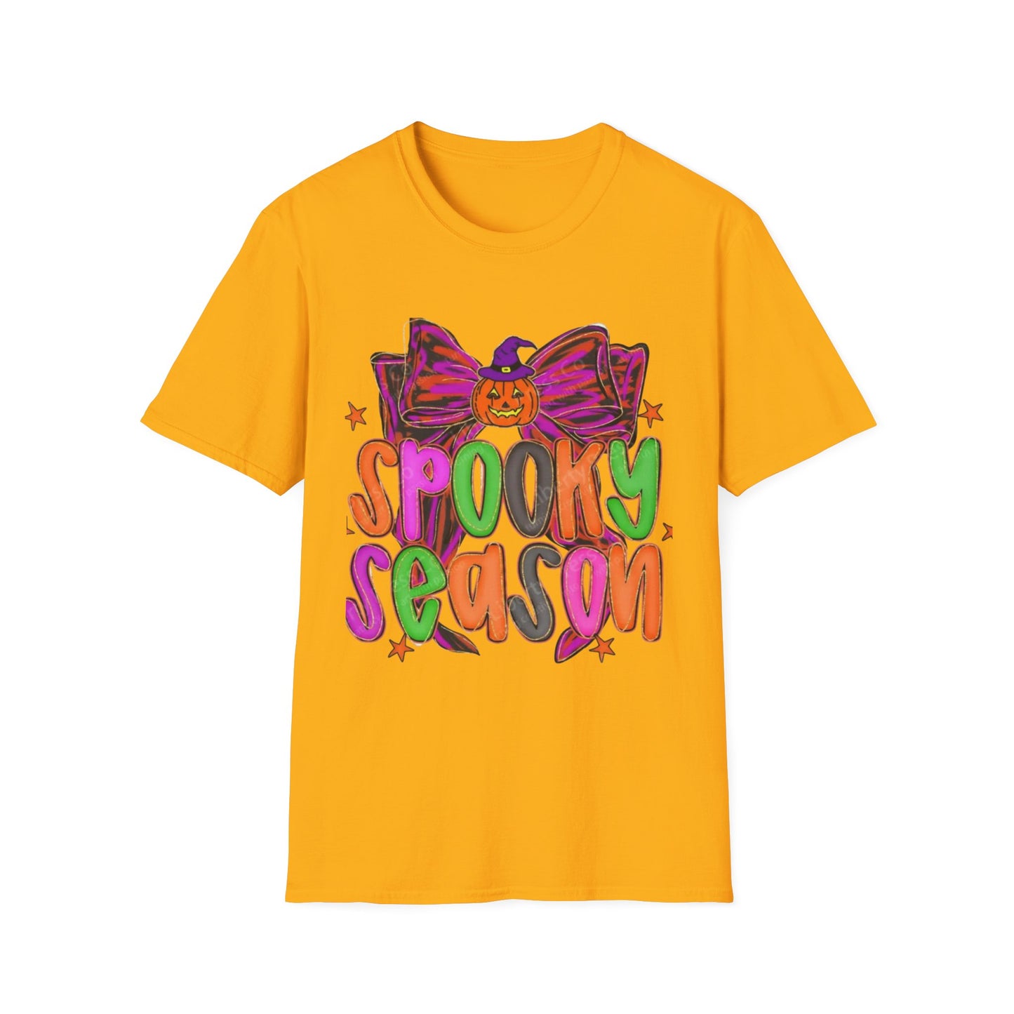 Spooky Season Unisex Softstyle T-Shirt, Halloween Tee, Fall Apparel, Fun Costume Shirt, Boo-tiful Gift, Pumpkin Party Shirt