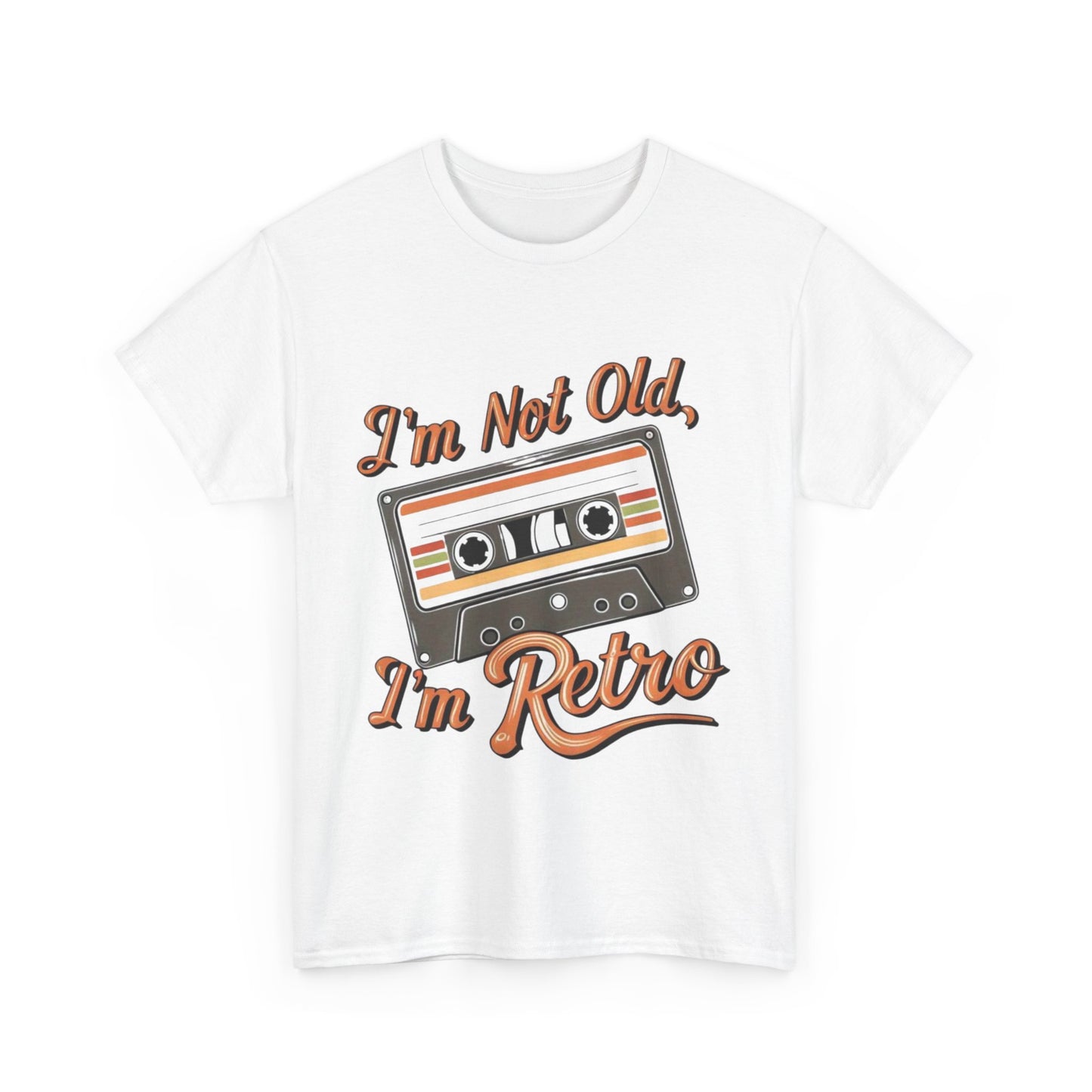 Retro Tee: I'm Not Old, I'm Retro T-Shirt for Vintage Lovers, Gifts, Casual Wear, 80s Theme Party