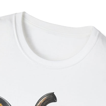 Festive Pumpkin Unisex Softstyle T-Shirt, Fall Fashion Tee, Halloween Shirt, Casual Autumn Wear, Seasonal Gift