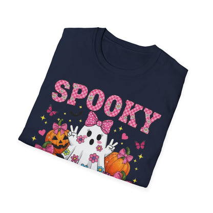 Spooky Vibes Unisex T-Shirt, Halloween Tee, Fun Costume Shirt, Ghost Design Shirt, Fall Fashion, Ghouls Love