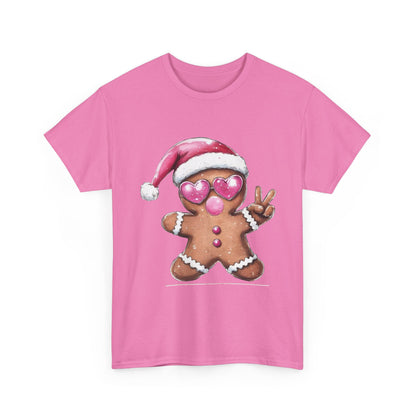 Festive Gingerbread Tee, Unisex Christmas T-Shirt, Cute Holiday Apparel, Seasonal Gift, Gingerbread Design Shirt