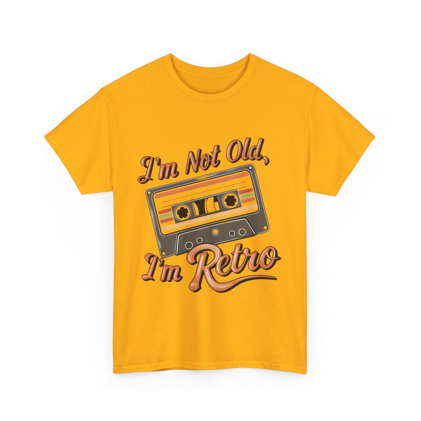 Retro Tee: I'm Not Old, I'm Retro T-Shirt for Vintage Lovers, Gifts, Casual Wear, 80s Theme Party