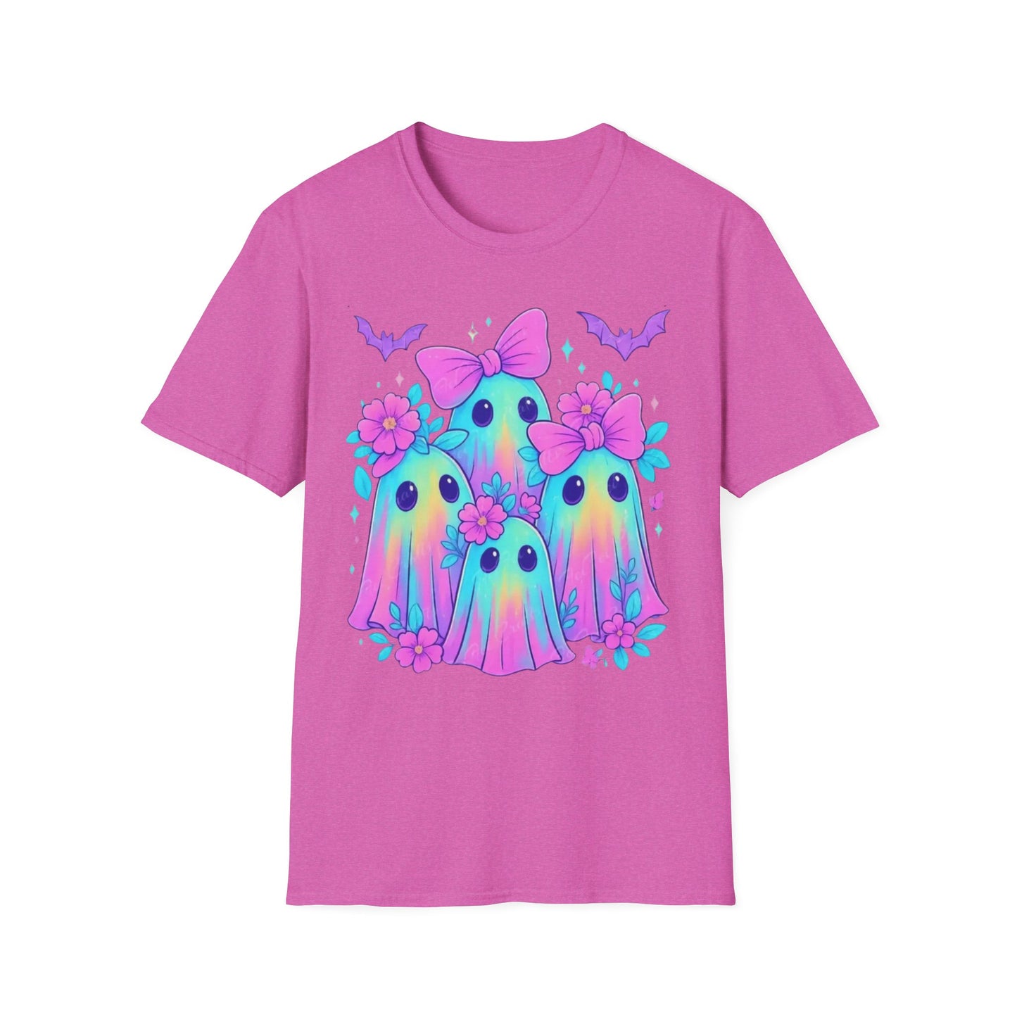 Whimsical Ghosts T-Shirt, Cute Halloween Shirt, Kids & Adults Apparel, Soft Cotton Tee, Spooky Gift Idea, Fun Graphic Tee