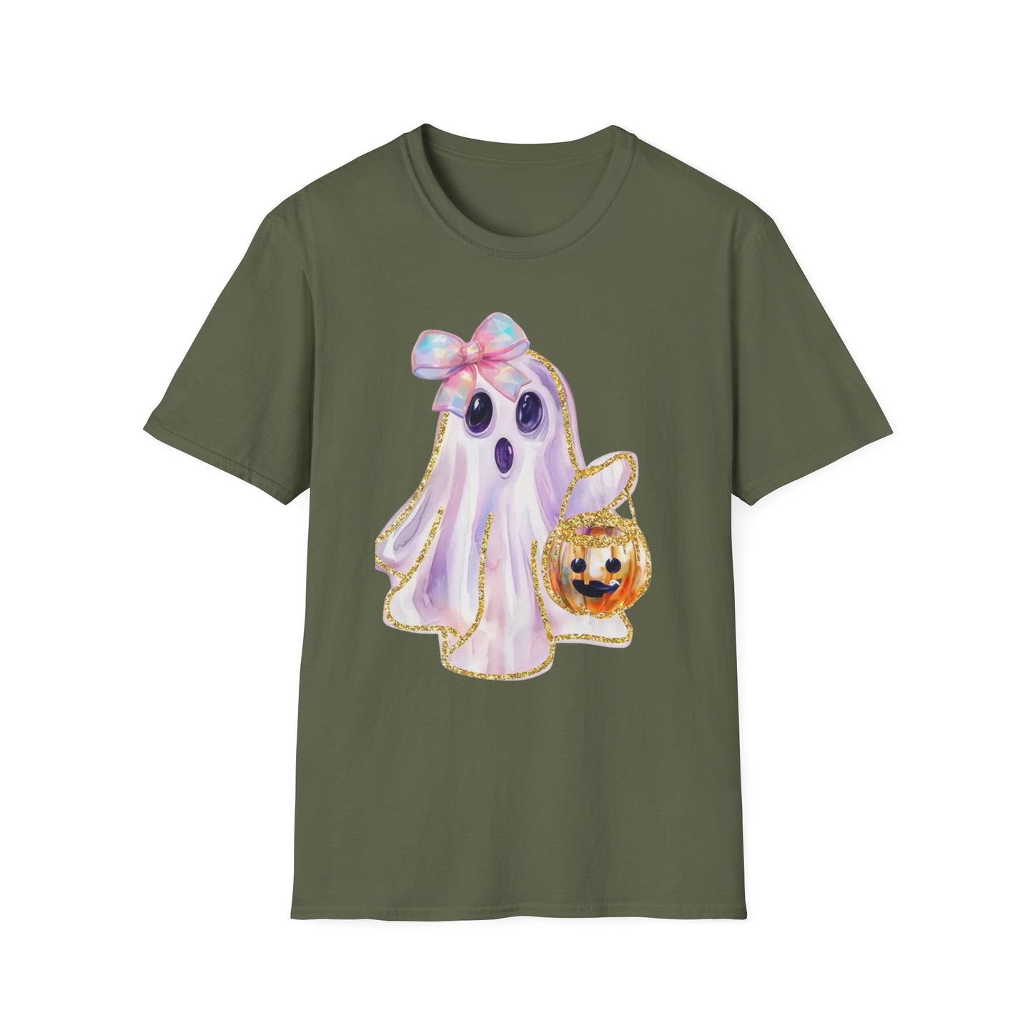 Adorable Ghost Graphic Tee: Halloween Costume, Cute Tee, Spooky Shirt, Kids T-Shirt, Ghost Lover Gift