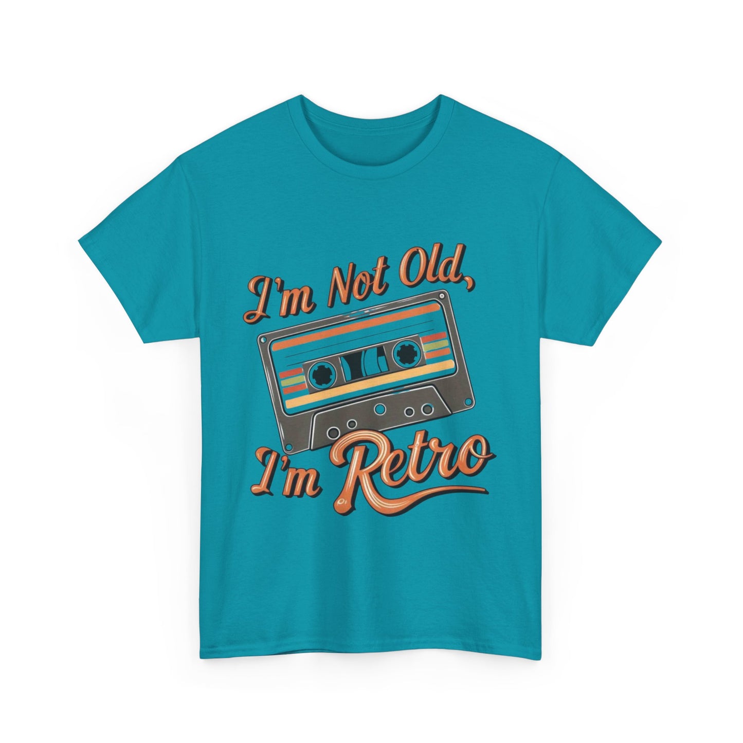 Retro Tee: I'm Not Old, I'm Retro T-Shirt for Vintage Lovers, Gifts, Casual Wear, 80s Theme Party