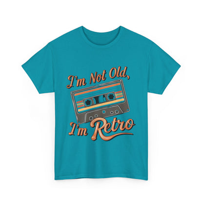 Retro Tee: I'm Not Old, I'm Retro T-Shirt for Vintage Lovers, Gifts, Casual Wear, 80s Theme Party