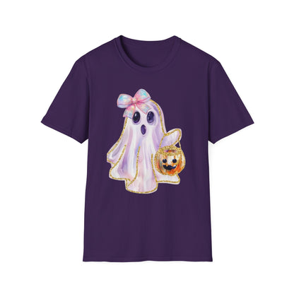 Adorable Ghost Graphic Tee: Halloween Costume, Cute Tee, Spooky Shirt, Kids T-Shirt, Ghost Lover Gift
