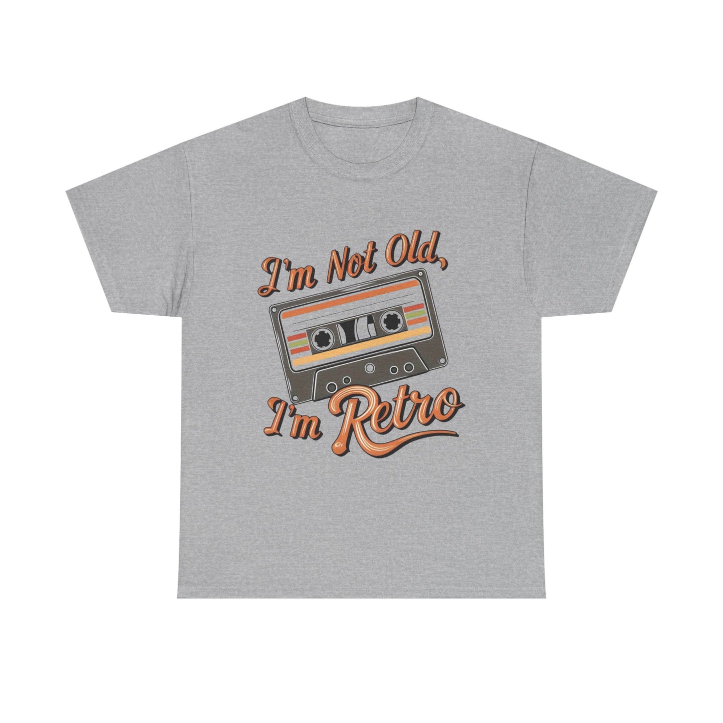 Retro Tee: I'm Not Old, I'm Retro T-Shirt for Vintage Lovers, Gifts, Casual Wear, 80s Theme Party