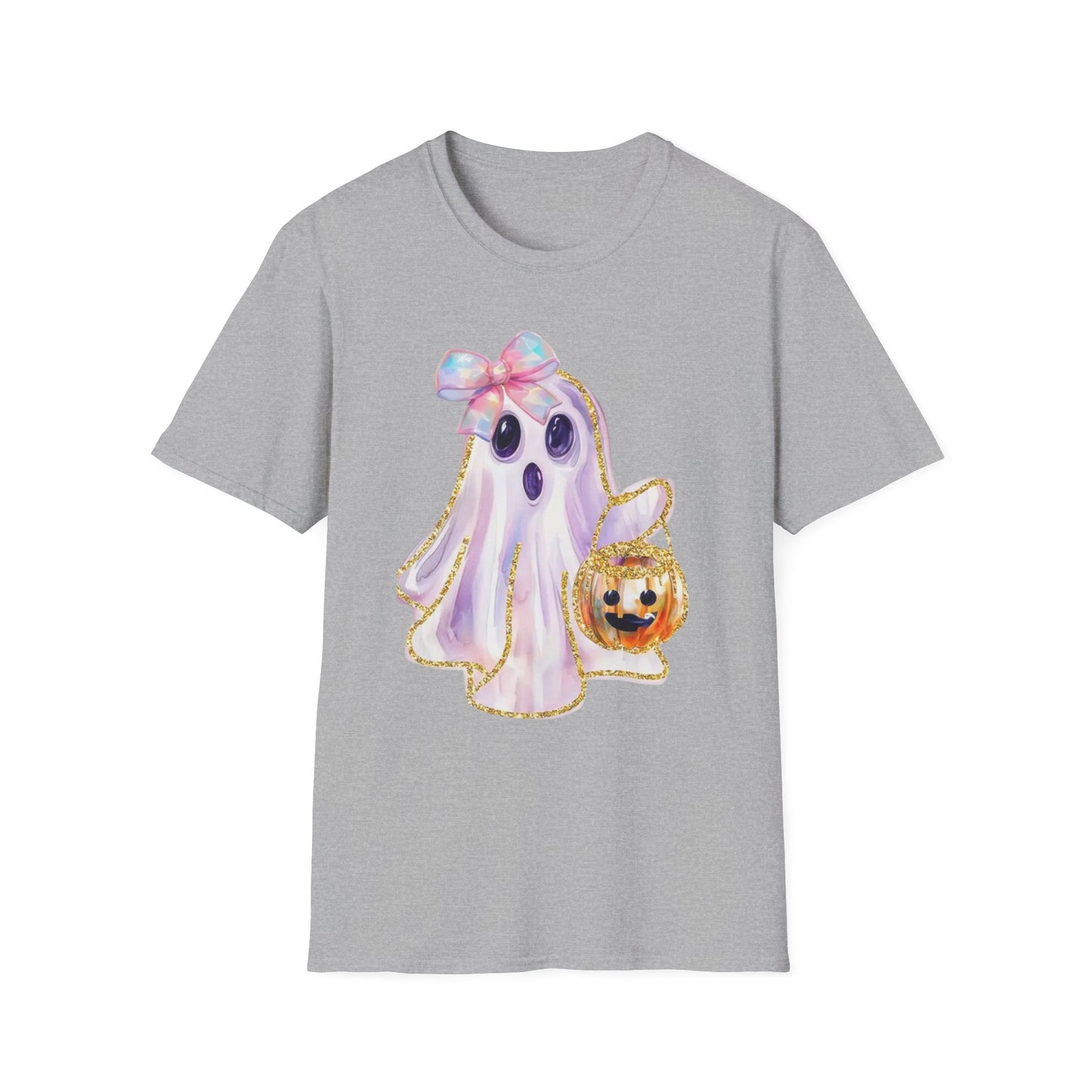 Adorable Ghost Graphic Tee: Halloween Costume, Cute Tee, Spooky Shirt, Kids T-Shirt, Ghost Lover Gift