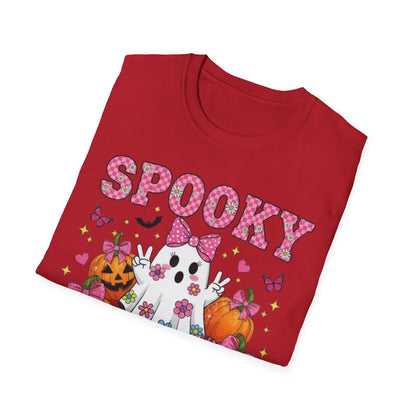 Spooky Vibes Unisex T-Shirt, Halloween Tee, Fun Costume Shirt, Ghost Design Shirt, Fall Fashion, Ghouls Love