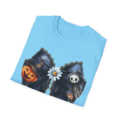 Ghostly Pumpkin Patch T-Shirt | Fall Fashion, Halloween Apparel, Unisex Tee, Cute Ghost Design, Cozy Outfit