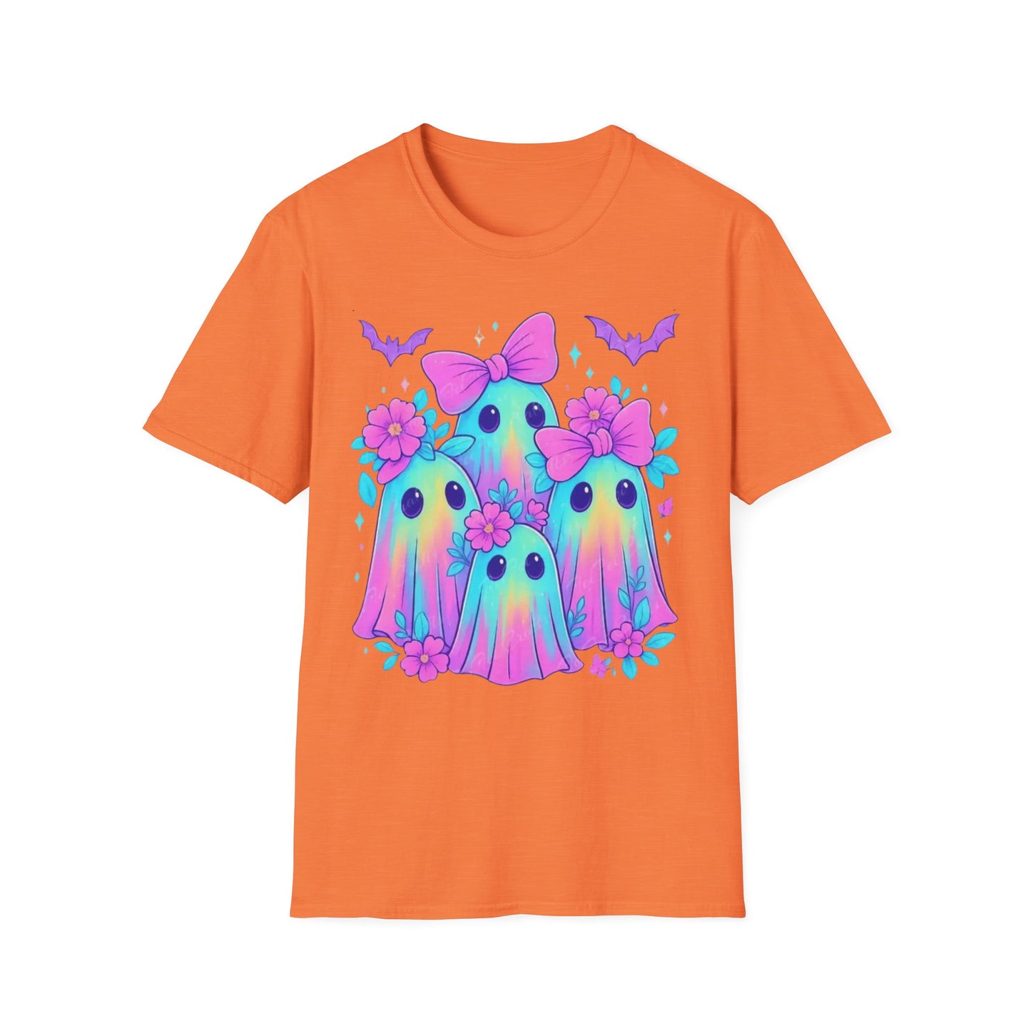 Whimsical Ghosts T-Shirt, Cute Halloween Shirt, Kids & Adults Apparel, Soft Cotton Tee, Spooky Gift Idea, Fun Graphic Tee