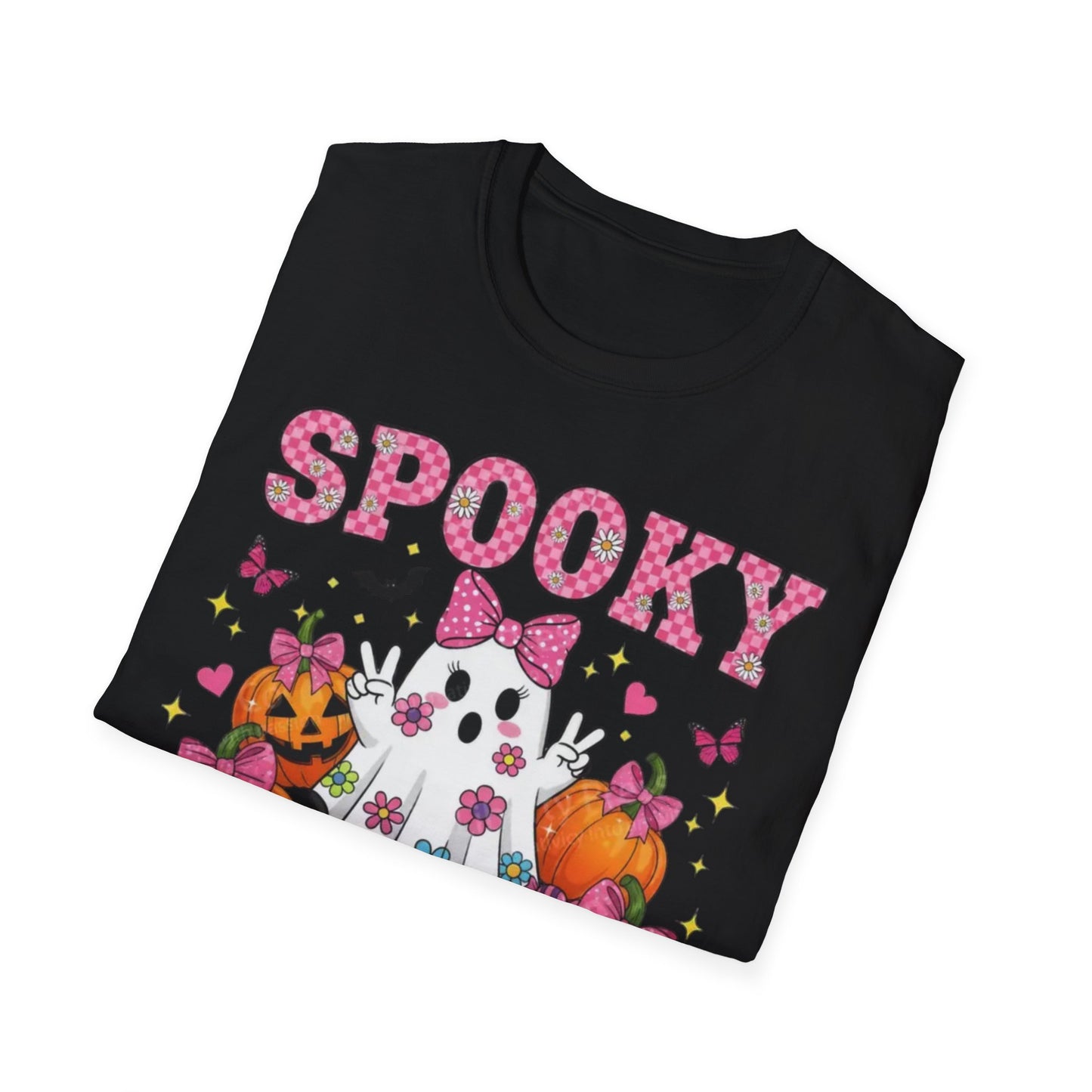 Spooky Vibes Unisex T-Shirt, Halloween Tee, Fun Costume Shirt, Ghost Design Shirt, Fall Fashion, Ghouls Love