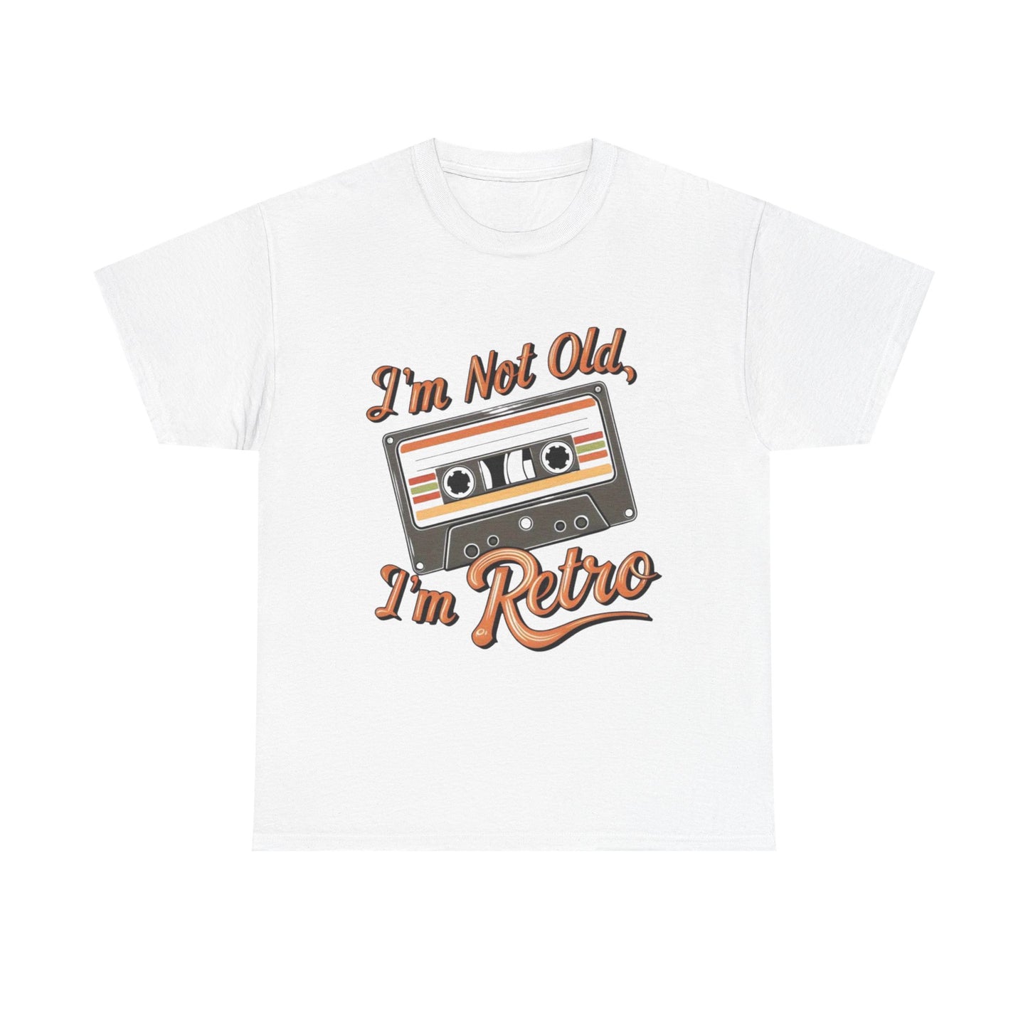 Retro Tee: I'm Not Old, I'm Retro T-Shirt for Vintage Lovers, Gifts, Casual Wear, 80s Theme Party