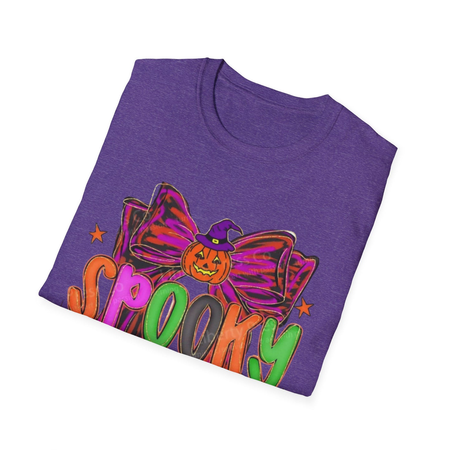 Spooky Season Unisex Softstyle T-Shirt, Halloween Tee, Fall Apparel, Fun Costume Shirt, Boo-tiful Gift, Pumpkin Party Shirt