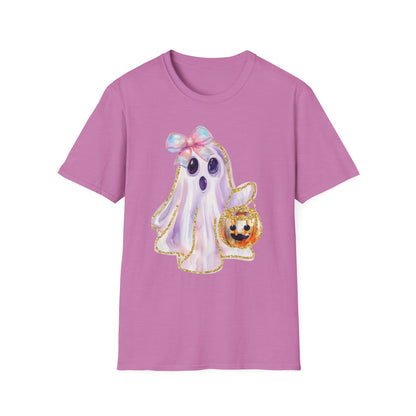 Adorable Ghost Graphic Tee: Halloween Costume, Cute Tee, Spooky Shirt, Kids T-Shirt, Ghost Lover Gift