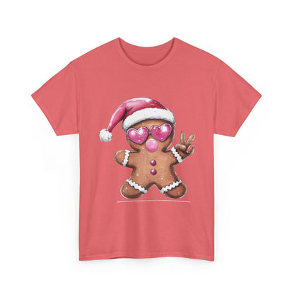 Festive Gingerbread Tee, Unisex Christmas T-Shirt, Cute Holiday Apparel, Seasonal Gift, Gingerbread Design Shirt