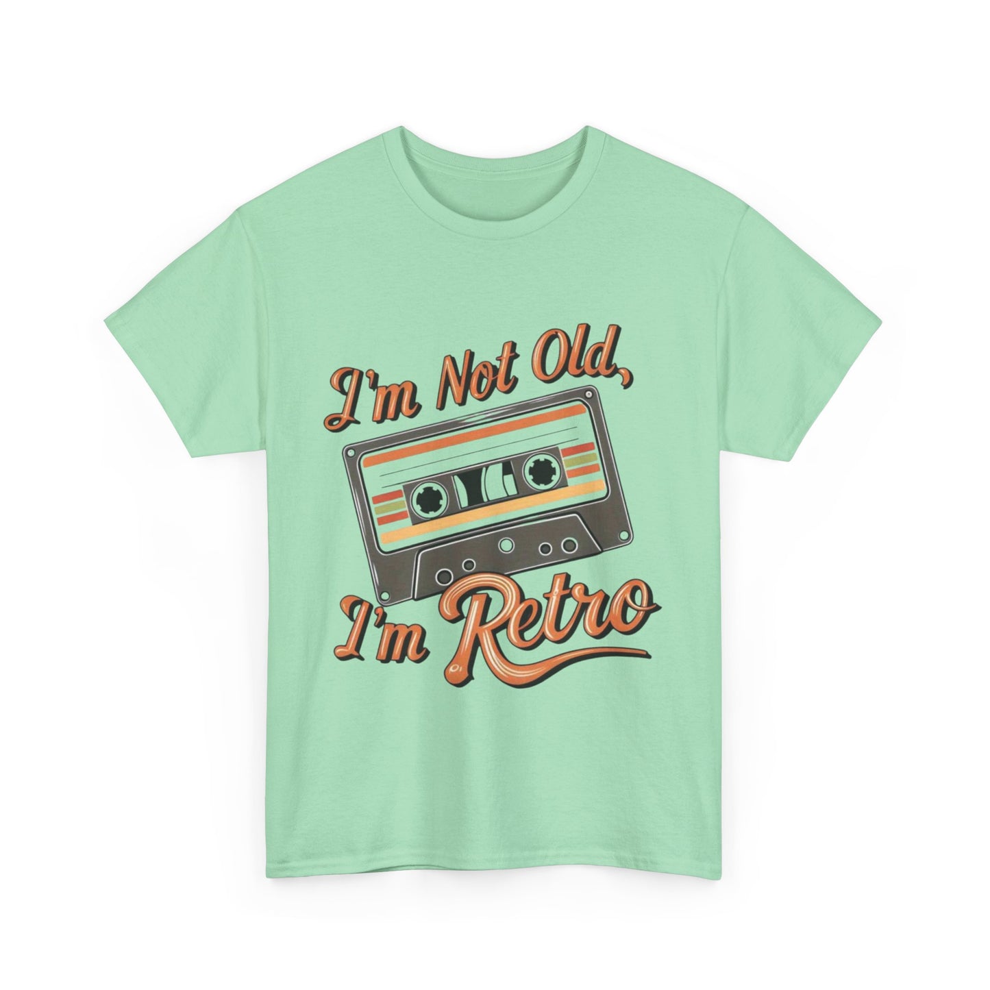Retro Tee: I'm Not Old, I'm Retro T-Shirt for Vintage Lovers, Gifts, Casual Wear, 80s Theme Party