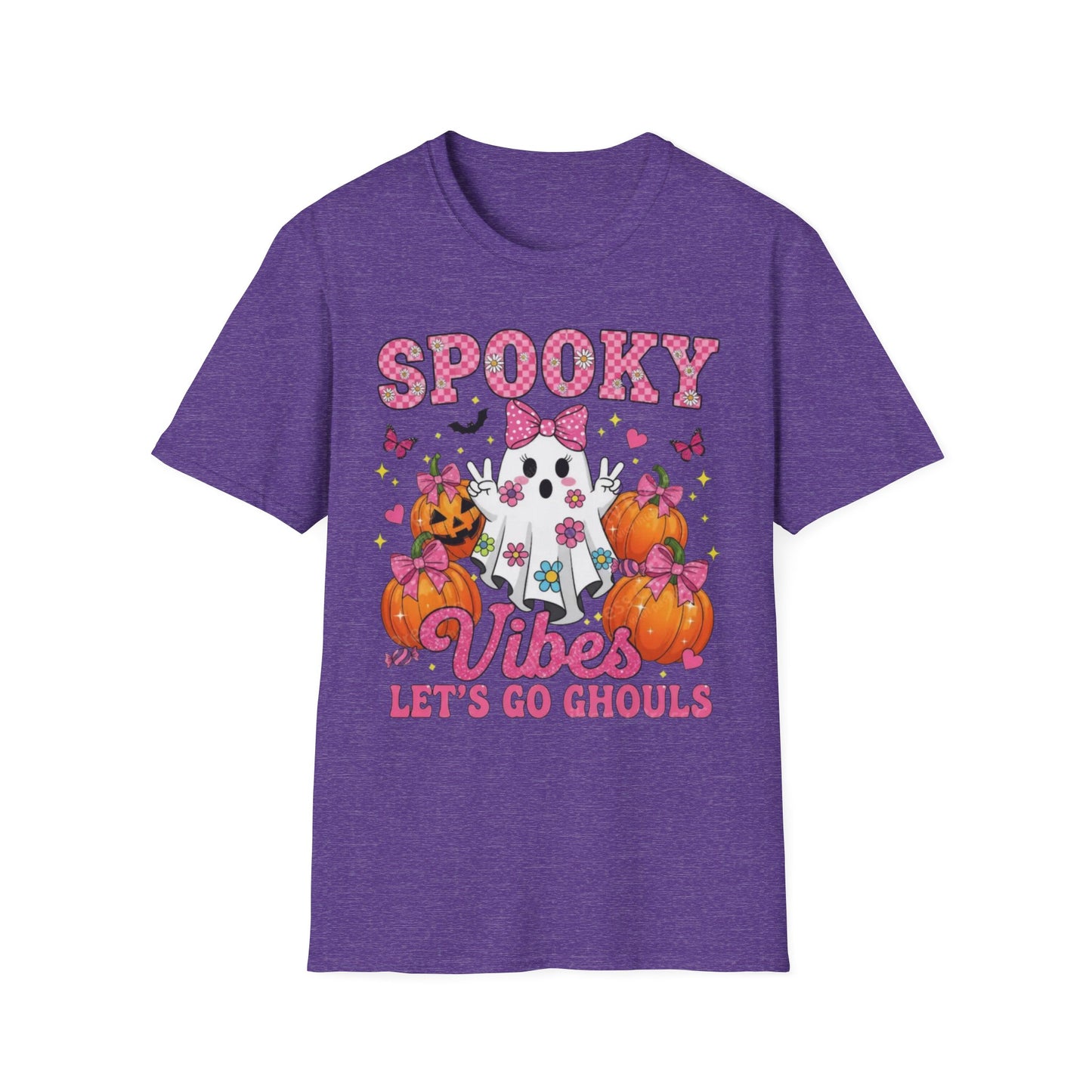 Spooky Vibes Unisex T-Shirt, Halloween Tee, Fun Costume Shirt, Ghost Design Shirt, Fall Fashion, Ghouls Love