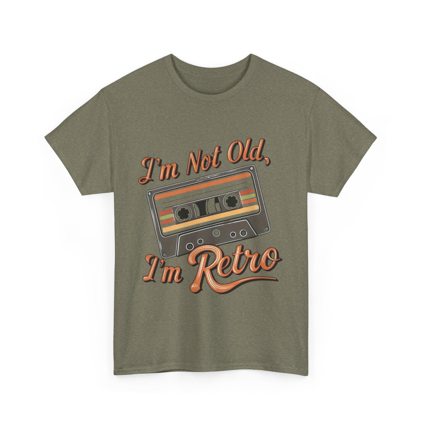 Retro Tee: I'm Not Old, I'm Retro T-Shirt for Vintage Lovers, Gifts, Casual Wear, 80s Theme Party