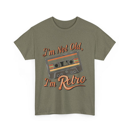 Retro Tee: I'm Not Old, I'm Retro T-Shirt for Vintage Lovers, Gifts, Casual Wear, 80s Theme Party