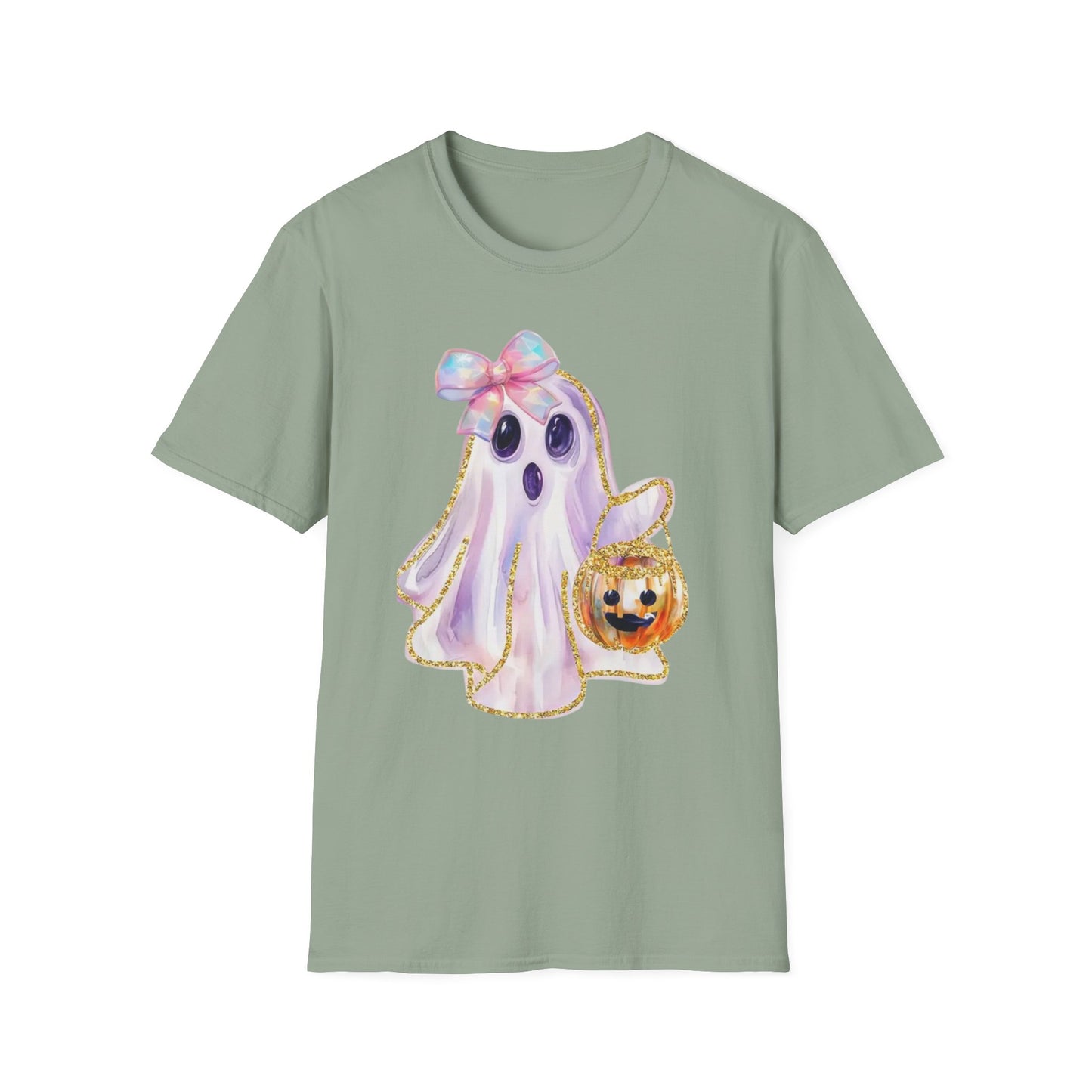 Adorable Ghost Graphic Tee: Halloween Costume, Cute Tee, Spooky Shirt, Kids T-Shirt, Ghost Lover Gift