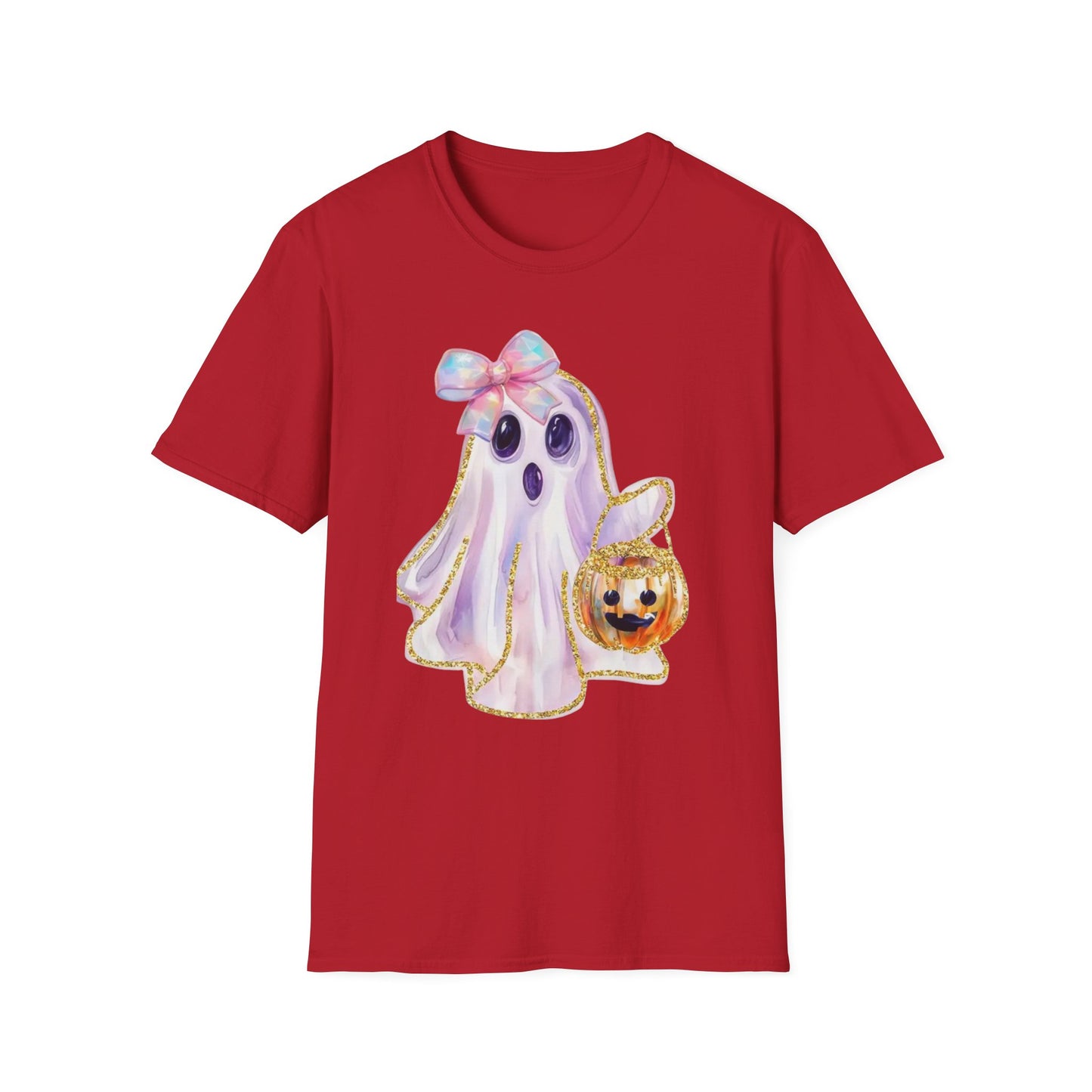 Adorable Ghost Graphic Tee: Halloween Costume, Cute Tee, Spooky Shirt, Kids T-Shirt, Ghost Lover Gift
