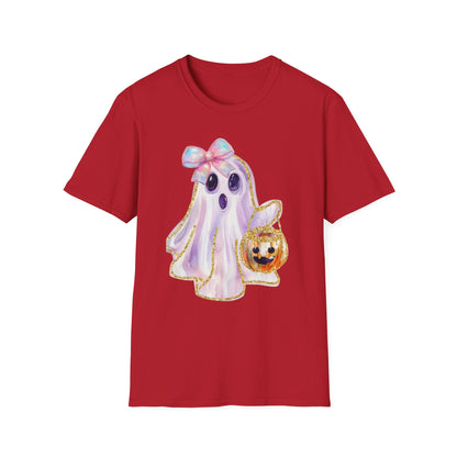 Adorable Ghost Graphic Tee: Halloween Costume, Cute Tee, Spooky Shirt, Kids T-Shirt, Ghost Lover Gift