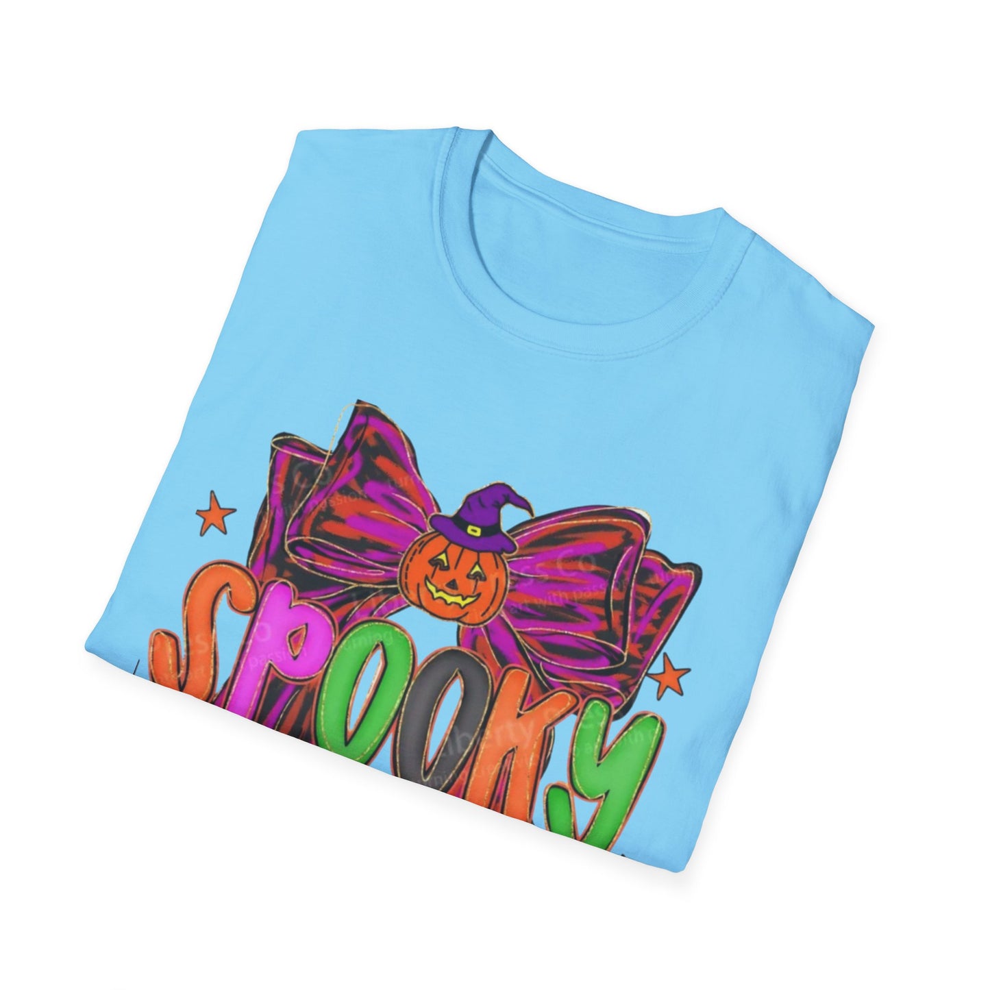 Spooky Season Unisex Softstyle T-Shirt, Halloween Tee, Fall Apparel, Fun Costume Shirt, Boo-tiful Gift, Pumpkin Party Shirt