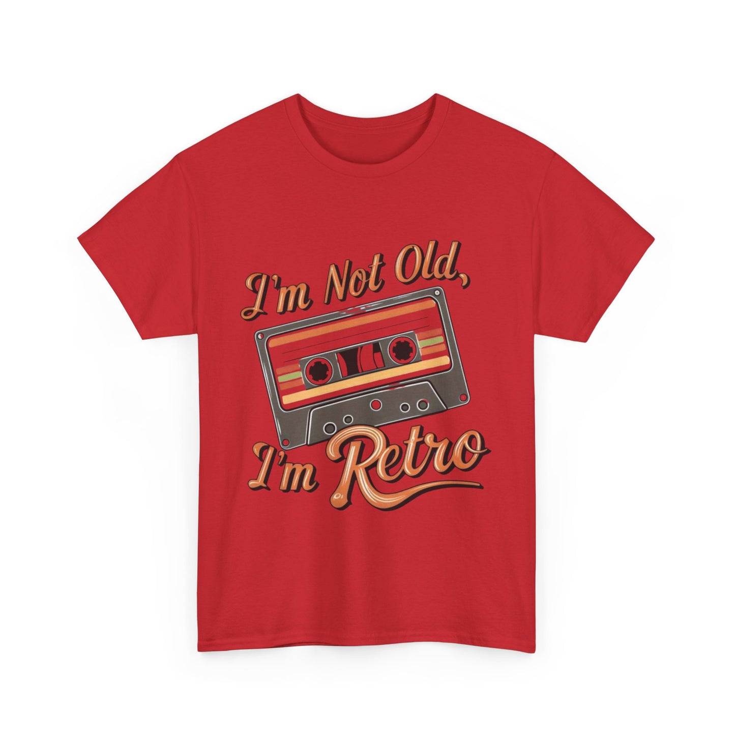 Retro Tee: I'm Not Old, I'm Retro T-Shirt for Vintage Lovers, Gifts, Casual Wear, 80s Theme Party