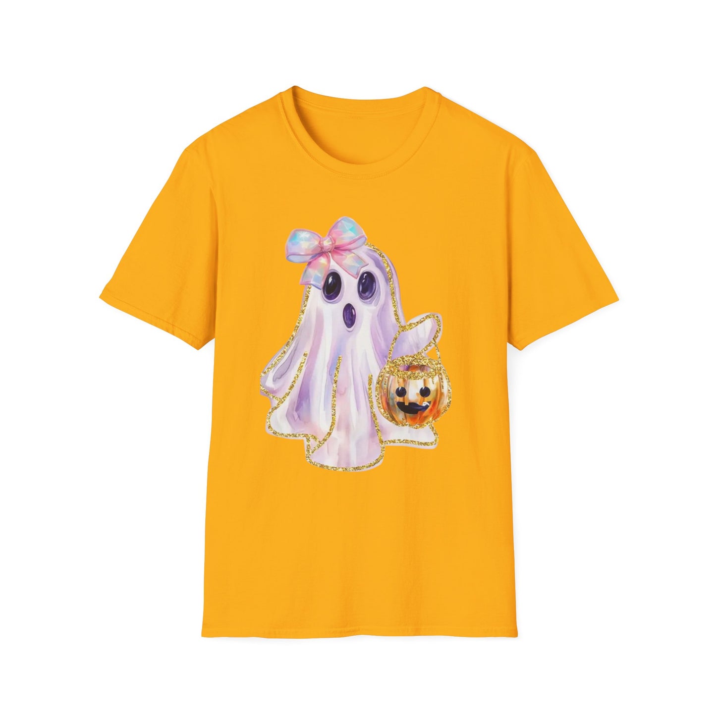 Adorable Ghost Graphic Tee: Halloween Costume, Cute Tee, Spooky Shirt, Kids T-Shirt, Ghost Lover Gift