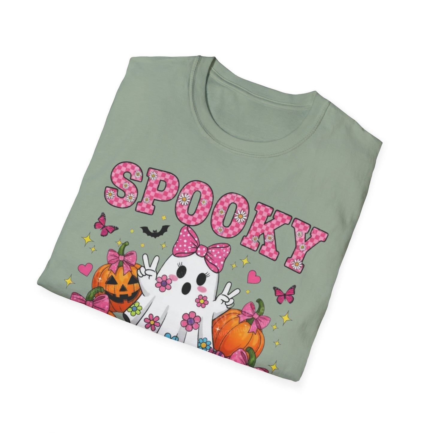 Spooky Vibes Unisex T-Shirt, Halloween Tee, Fun Costume Shirt, Ghost Design Shirt, Fall Fashion, Ghouls Love