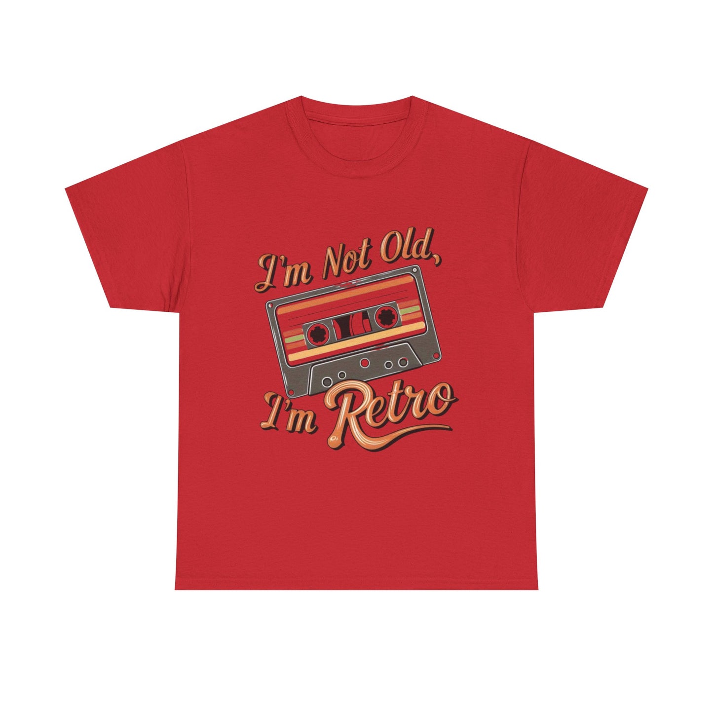 Retro Tee: I'm Not Old, I'm Retro T-Shirt for Vintage Lovers, Gifts, Casual Wear, 80s Theme Party