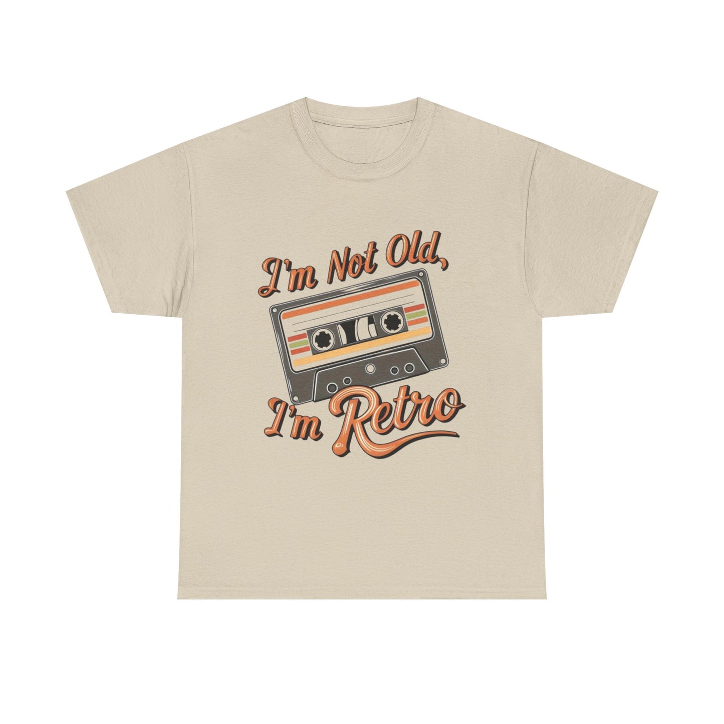 Retro Tee: I'm Not Old, I'm Retro T-Shirt for Vintage Lovers, Gifts, Casual Wear, 80s Theme Party
