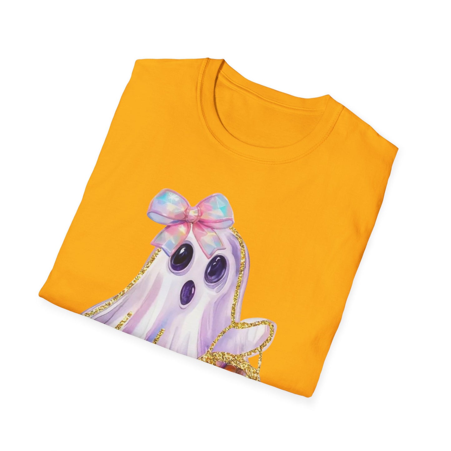 Adorable Ghost Graphic Tee: Halloween Costume, Cute Tee, Spooky Shirt, Kids T-Shirt, Ghost Lover Gift
