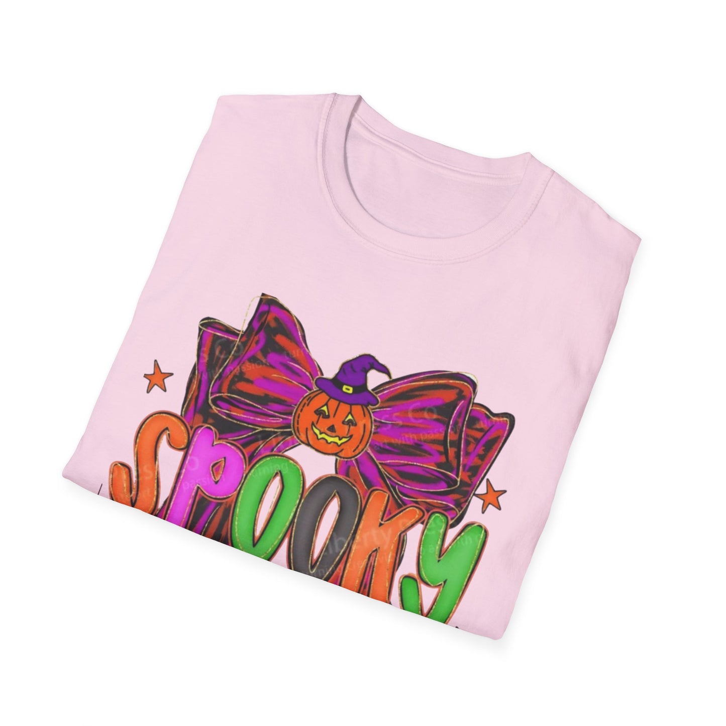 Spooky Season Unisex Softstyle T-Shirt, Halloween Tee, Fall Apparel, Fun Costume Shirt, Boo-tiful Gift, Pumpkin Party Shirt